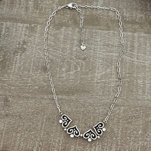 Elegant Silver Heart Necklace
